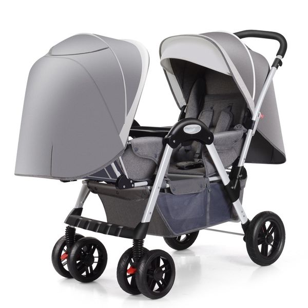

shenma twin stroller baby twin stroller baby flat lay folding multiple ing