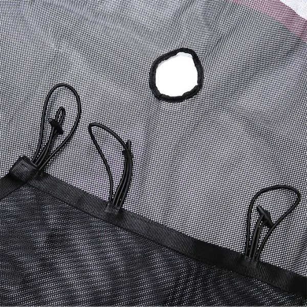 

american flag sunshade mesh cover anti-uv sun for 4door -wrangler e7ca