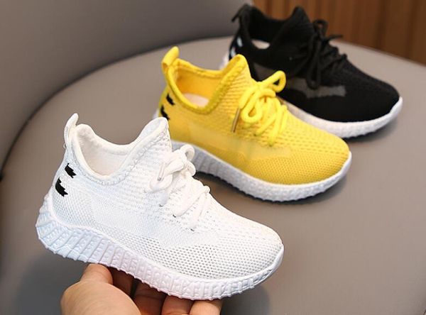 

sport children shoes for kids sneakers boys casual shoes girls sneakers breathable fashion sapato short boots, Black