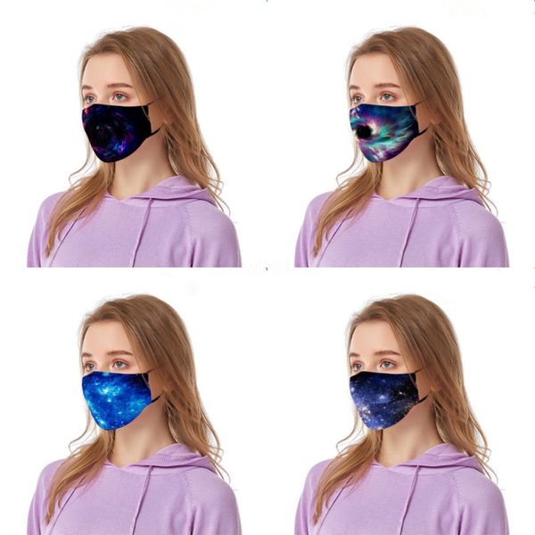 

printed fa masks cotton woman men dener printed masks fasion printed black wasable fa mask 5 styles fy9122 #611#687