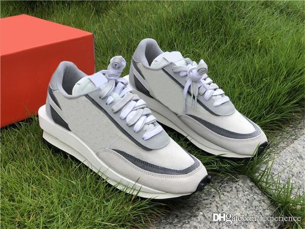 

2019 authentic ldwaffle white wolf grey summit black anthracite pine green purple ld waffle bv0073-100 men running shoes