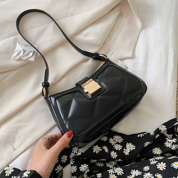 

small pu leather armpit bag for women 2020 luxury shoulder handbags female travel crossbody bag design cross body