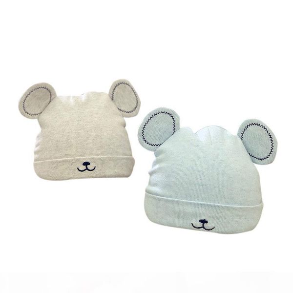 

новорожденные шляпу осенью и зимой плюс хлопок крышки зима хлопка мужчин и женщины крышки младенца, Blue;gray