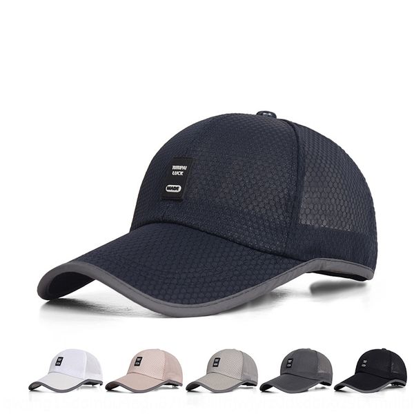

t6fkt summer mountaineering net hat outdoor sunscreen korean-style quick-drying men' and women' sunscreen baseball cap travel br, Blue;gray