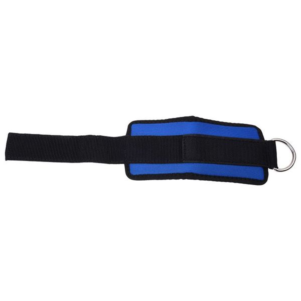 

ankle strap d-ring sport gym fitness attachment thigh leg pulley weight lifting blue black