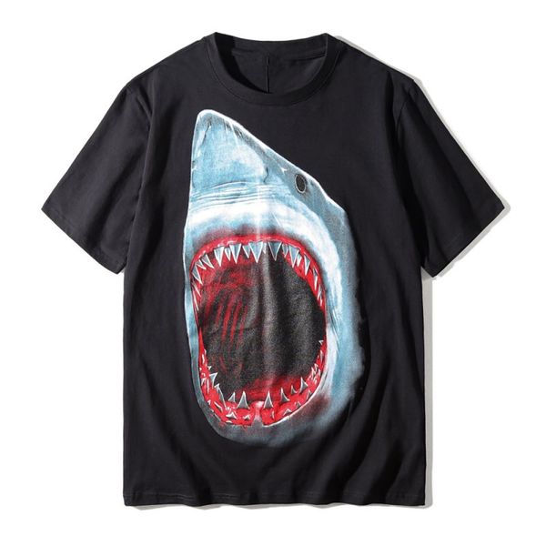 

2020 luxury mens designer t shirt fashion animal printing designer t shirt men women hip hop short sleeves size s-xxl, White;black