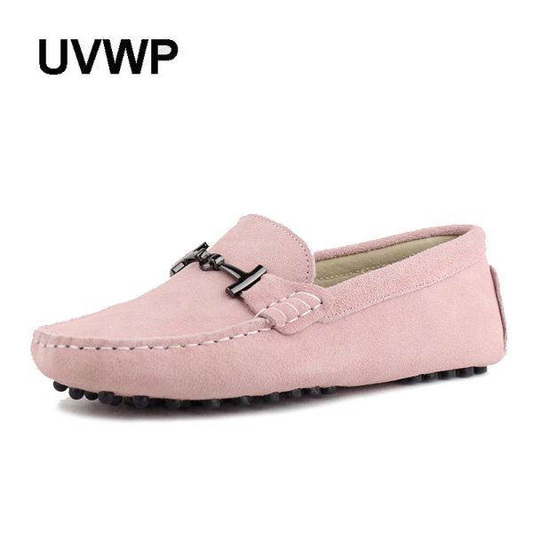 

spring summer woman moccasins shoes 100% genuine leather women flat shoes casual flats loafers slip on driving, Black