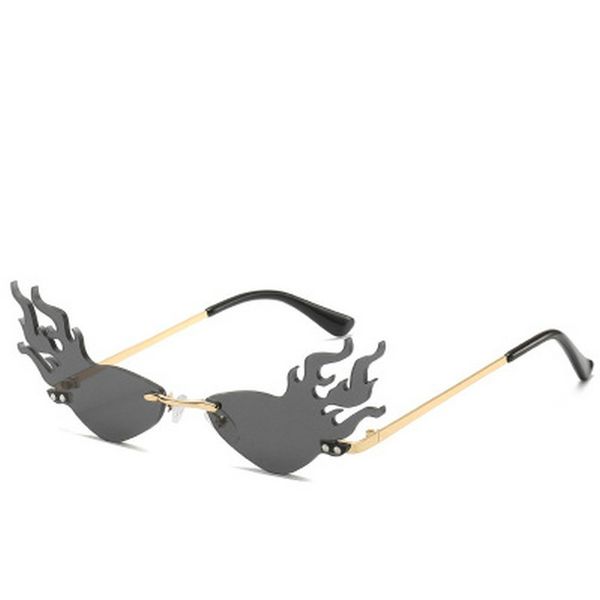 

firewave sunglasses forauto fire flame sunglasses rimless wave sunglasses fashion trending narrow uv 400 eyewear car driving glasses xqkdy