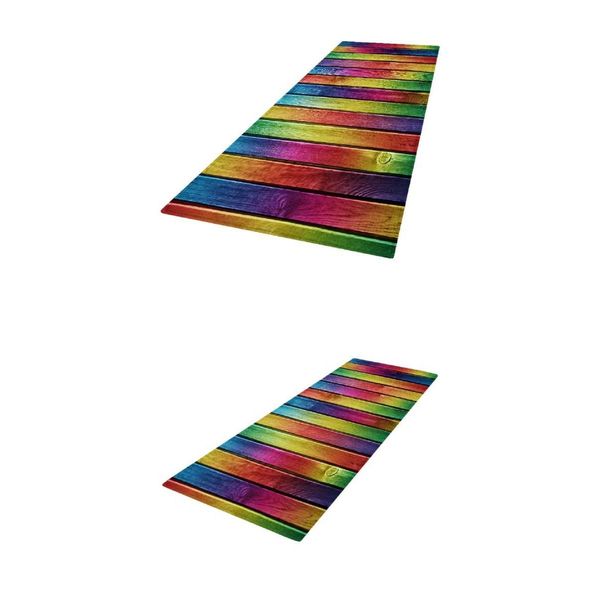 

2 pieces rugs living room runner rug for hallway bath mat floor mats for kitchen bathroom sink
