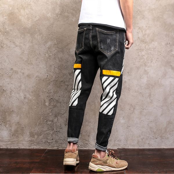 

four seasons нове модне и джинове бѬки и джин напеаан бѬки мђжкого slim fit trendy, Blue