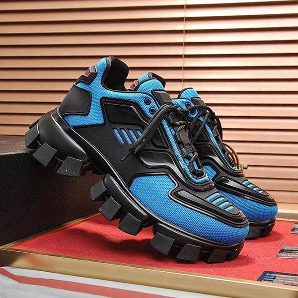 

cloudbust thunder knit sneakers mens shoes fast delivery lightweight outdoor walking sports footwears plus size vintage casual men shoes, Black