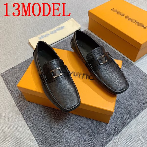 

лето весна кожи дизайн мужчины повседневная обувь роскошные brands 2019 мужских мокасины мокасины дышащих скольжения на черном движущей обув, Black