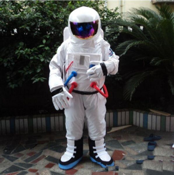 

2020 new space suit mascot costume astronaut mascot costume with backpack glove,shoesing, Red;yellow