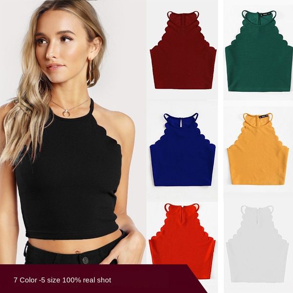 

2020 navel camisole women's summer new slim t-shirt 2020 navel camisole women's vest vest summer new slim t-shirt, Camo