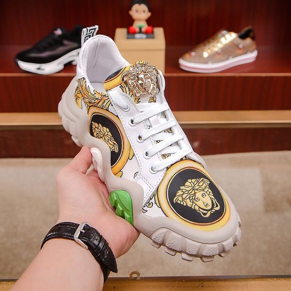 

new73 design high-quality casual men's shoes fashion all-match sports shoes comfortable and breathable travel shoes original box packag, Black