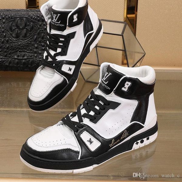 

breathable men shoes luxury with box casual sneakers plus size trainer sneaker mid -mens shoes fashion luxury chaussures