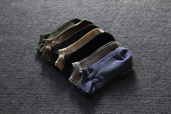 

7 double bag boat cotton boat cotton socks special socks low-end invisible men and women, Pink;yellow