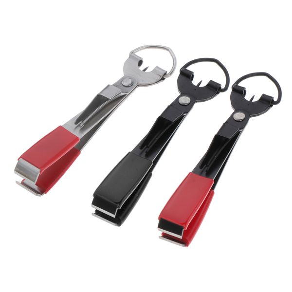 

3pack of stainless steel 4 in 1 quick knot tying tool fishing clippers