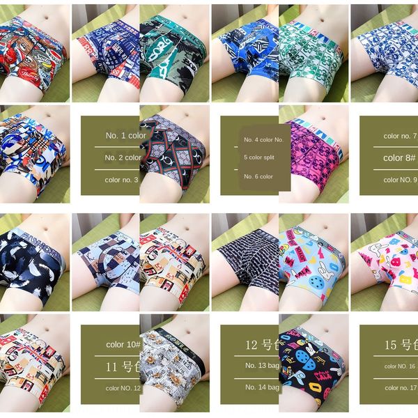 

мужские трусы нижнее белье трусы хлопка моды бренд мужское белье боксеры молодежь персонализированные боксеры ins моды, Black;white