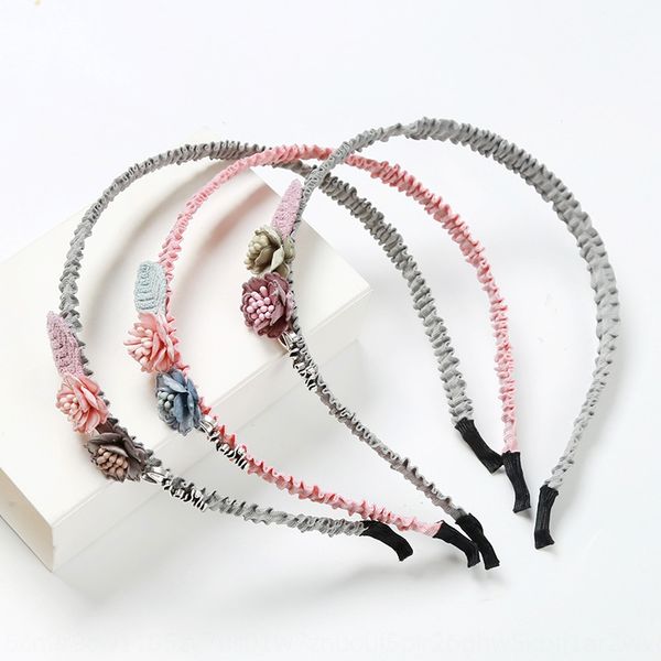 

i5hzi [ai qi] children's girl's lovely princess hair card headdress anti-skid sweet hair hairpin hairband hairpin flower girl&#039, Slivery;white