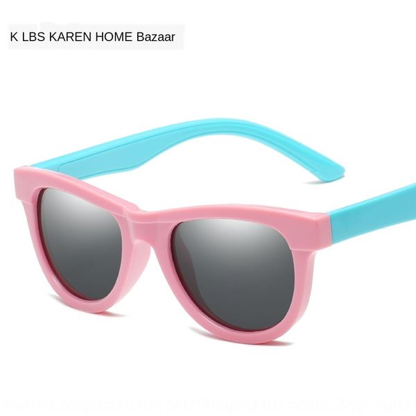 

special price personalized sun sunsun 3390 fashion polarized sun children's cartoon sunglasses cute polarized glasses, Blue