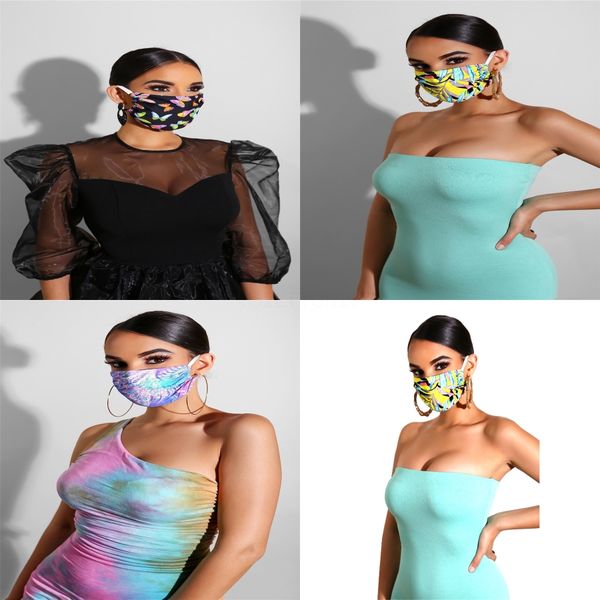 

halloween figure dance party and masquerade masks realistic female mask#339, Black