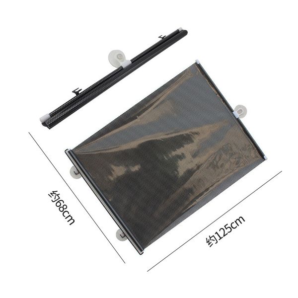 

auto products in summer auto retractable sun blind roll up curtain ,mesh point sun protection and heat insulation shield