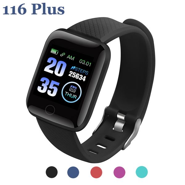 

116 plus waterproof smart wristbands heart rate smartwatches men fitness tracker d13 smart wristbands blood pressure bracelet
