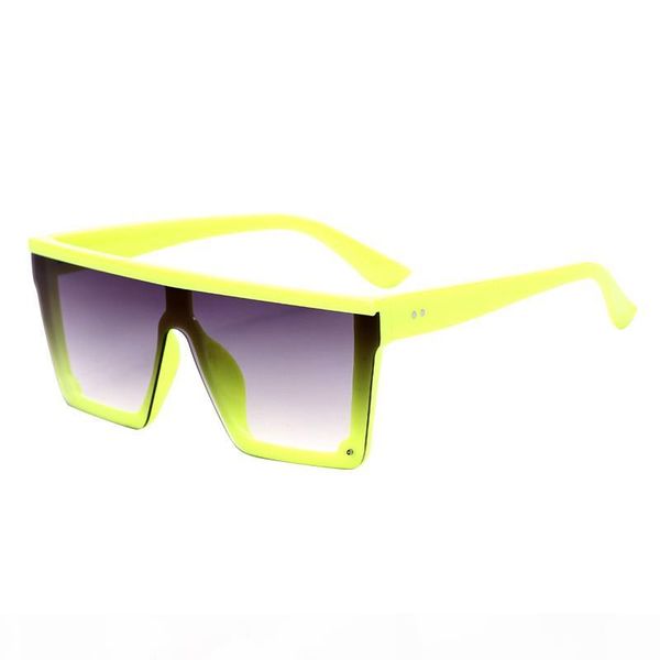 

oversized square sunglasses women 2020 luxury transparent colorful sunglasses women designer men vintage flat eyewear uv400, White;black