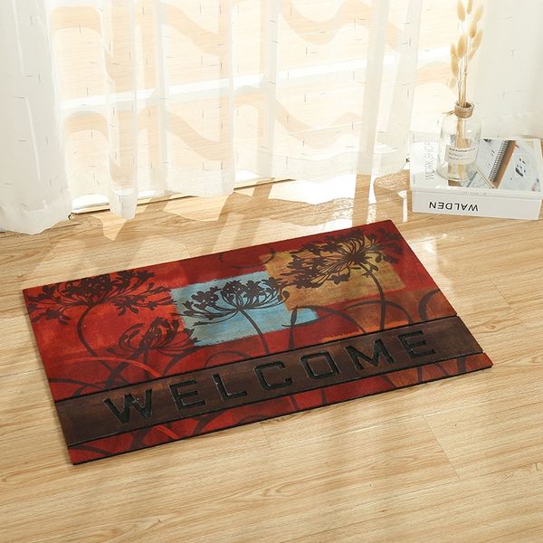 

iwgl0 water-gate home door bathroom interior carpet matfloor mat floor mat entrance household bathroom door carpet new flocking ground mats