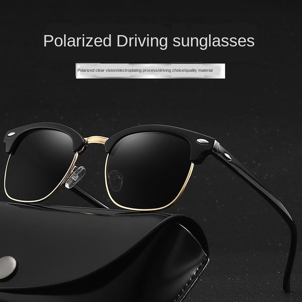 

outward polarized sun and women's classic sun fashionable fashion women's glasses driving glasses, White;black