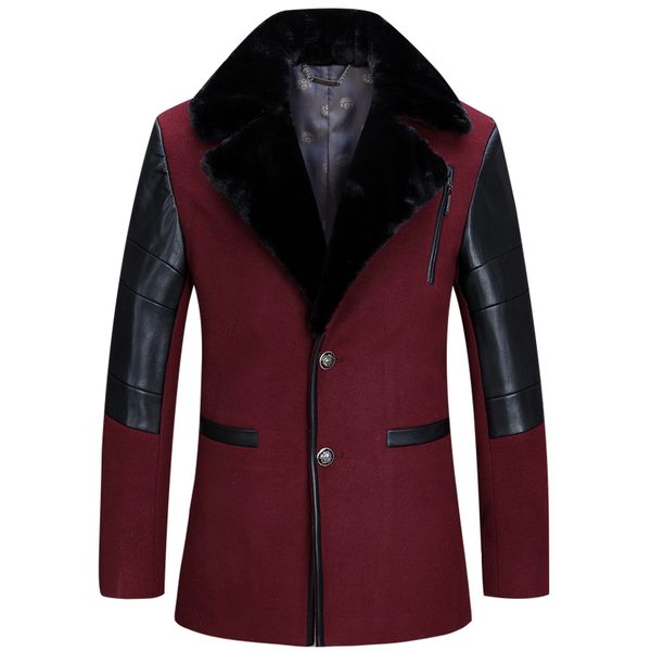 

2020 продает как горячие пирожки мужского пальто новое мужское пальто длинных рукава приталенных однобортные моды для мужчин траншея coat180, Tan;black