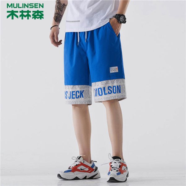 

shorts men's thin section trend men's five-point pants students loose casual pants men's sports quick-drying pants, White;black