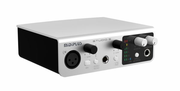 

midiplus studio s 2*2 usb audio interface professional sound card