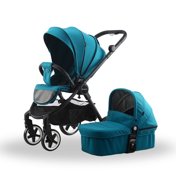 

bababolo s1000 baby stroller 2-in-1 folding sleeping basket