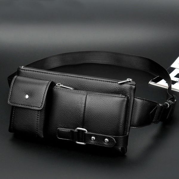 

waist packs fanny pack belt bag phone pouch bags travel waist pack male small waist bag leather pouch may3