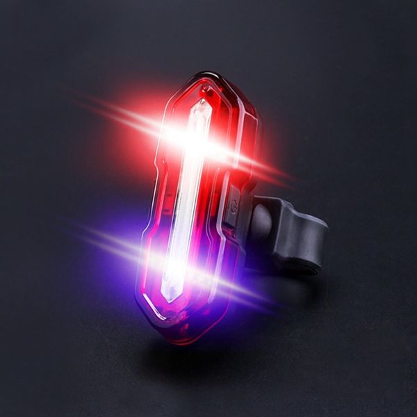 

bike tail light usb rechargeable led bicycle rear light multipurpose ultra bright waterproof bike warning for riding