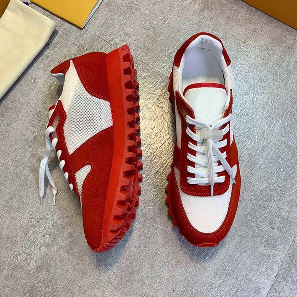 

lightweight runner sneaker mens shoes breathable chunky sneakers comfortable footwears vintage lace -up men shoes drop ship fast del, Black
