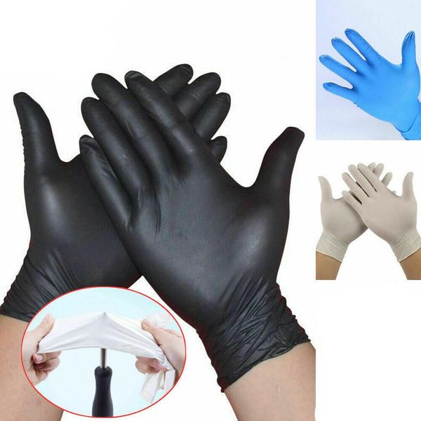 

100pcs disposable gloves nitrile latex gloves dishwashing home service catering hygiene kitchen garden cleaning gloves wholesale in stock