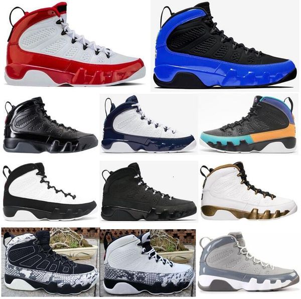 

новый 9 gym red racer blue dream это do it бред unc space jam баскетбол обувь мужчины 9s прохладный серый антрацит спорт кроссовки с коробко, Black