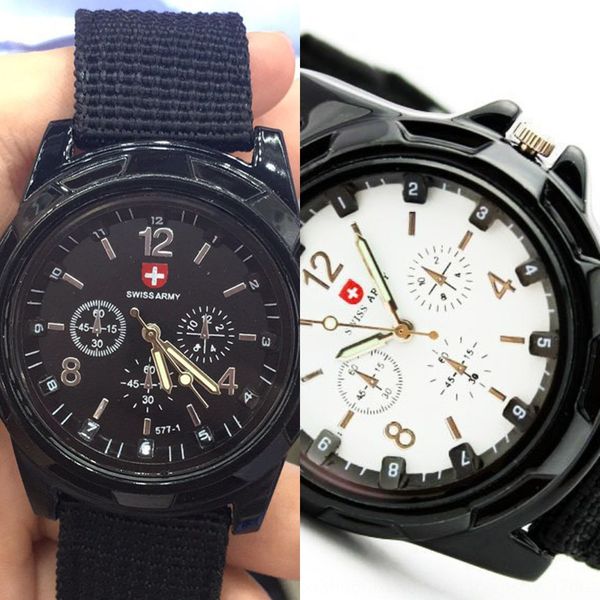 

горячая продажа мужской моды швейцарец нейлон тканая gemius швейцарский морской воздух и земля sportswatch watchwatch часы, Blue