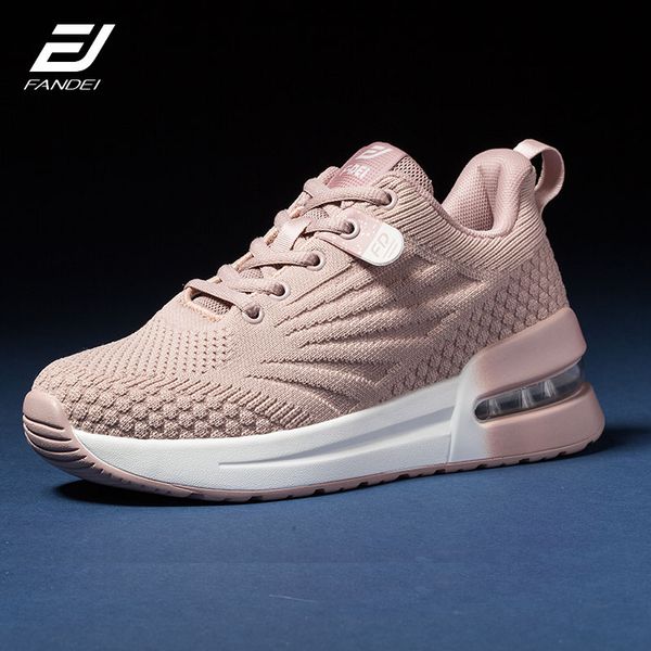 

fandei height increasing women running shoes outdoor sport shoes woman breathable mesh women sneakers air cushion lightweight