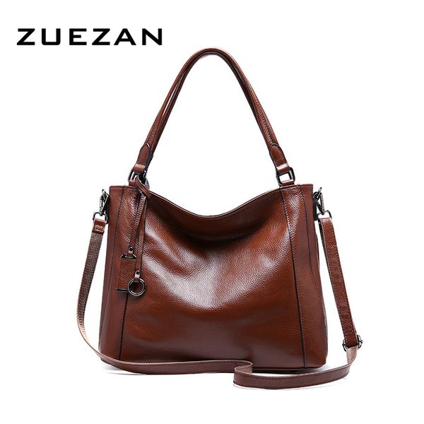 

fashion large everyday wear, women genuine leather shoulder bag, lady crossbody bag, female cowhide tote shopping a109