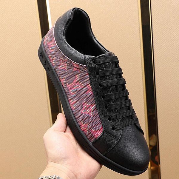 

men shoes fashion sneakers luxury chaussures pour hommes footwears mens shoes leather drop ship with origin box luxembourg sneaker casual