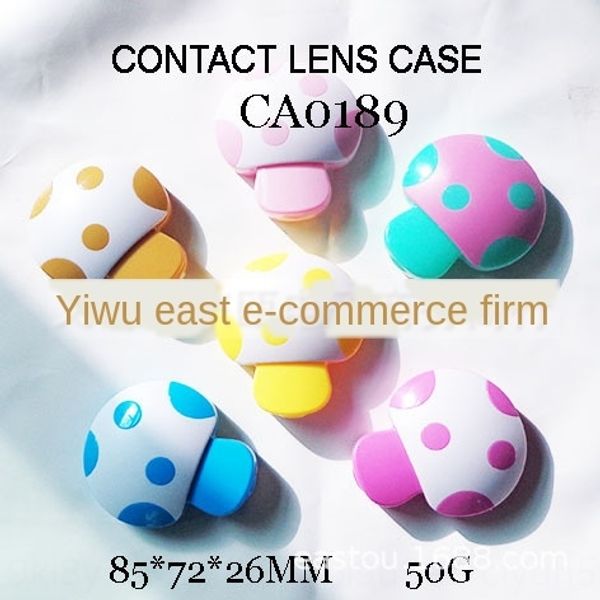 

gghlx ca0189 color cartoon mushroom myopic invisible companion ca0189 color cartoon mushroom myopic invisible glasses case nursing nursing c, Blue