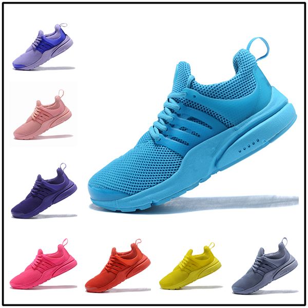

wholesale presto br qs breathe yellow triple white red blue men women running shoes presto react ultra jogging trainers sport05 sneakers, Black