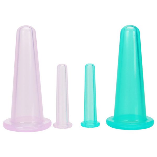 

2pcs silicone cupping cup vacuum face massage cup face body cupping suction cups facial leg arm relaxation health care tool