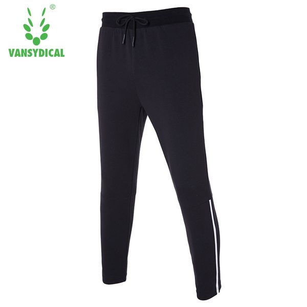 

running pants vansydical mens jogging pasnts reflective sports leggings gym sweatpants trousers basketball training sportswear, Black;blue