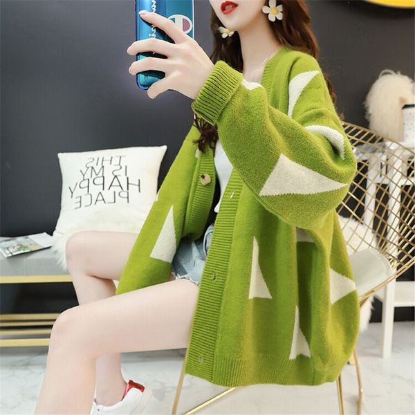 

осень новый v-образный вырез трикотажной женской рыхлый похудение все соответствующие интернет знаменитости ins же свитер ленивый ветер паль, White;black