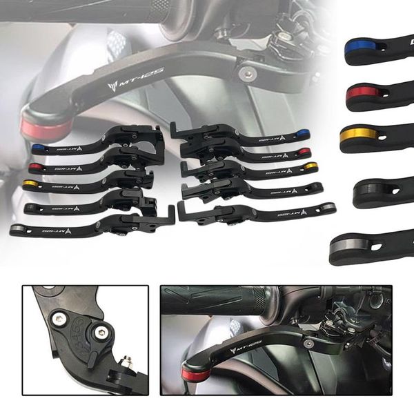 

for mt 125 2014 2020 2020 motorcycle cnc brake clutch levers handlebar grip handle grips mt125 mt-125 logo